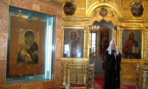 Владимирска икона на Божията майка: история на произход